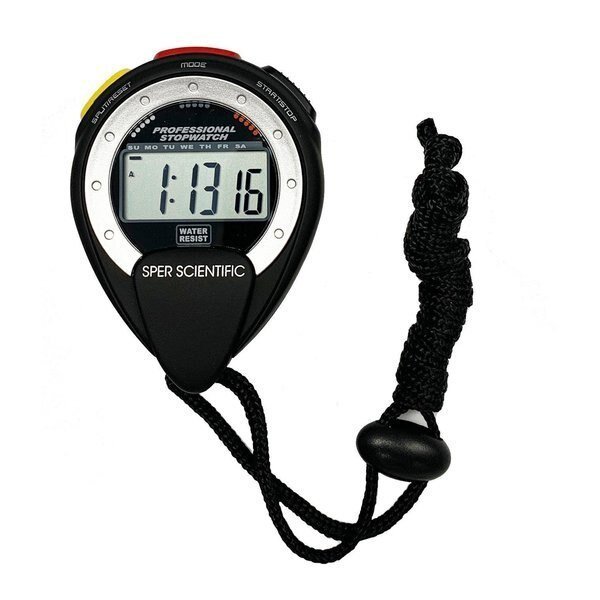 Large Display Water Resistant Stopwatch, Sper Scientific, Mfr#: 810035A